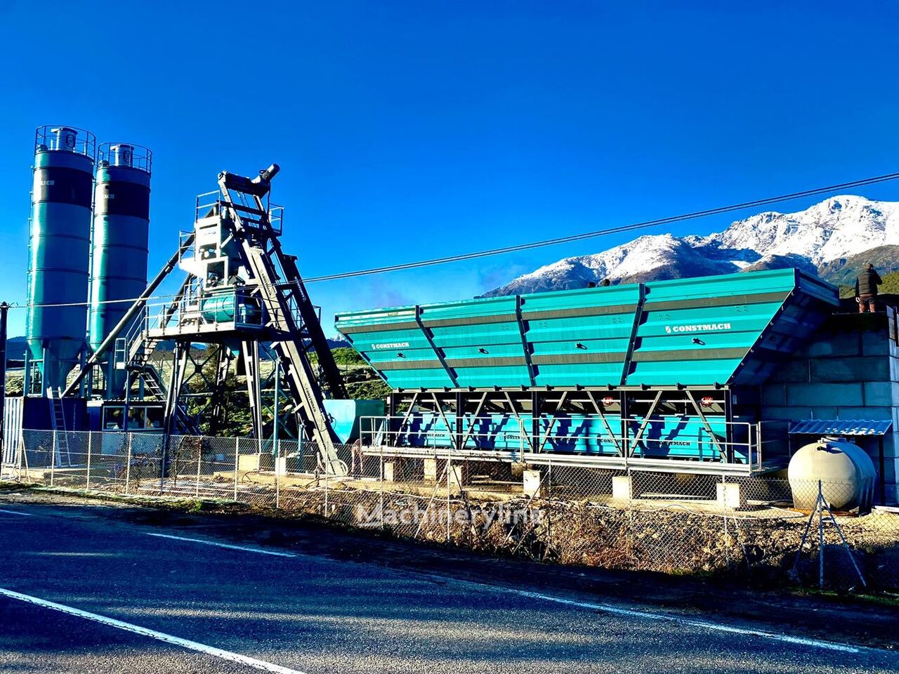 Constmach Compact Concrete Batching Plant 100 M3/H planta de hormigón nueva