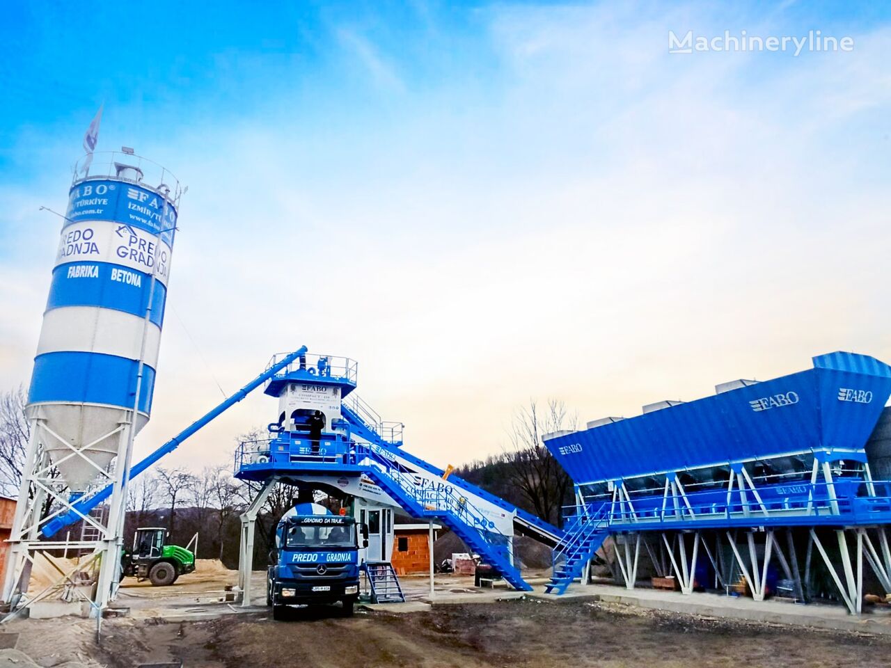 новый бетонный завод Fabo COMPACT-110 CONCRETE PLANT | CONVEYOR TYPE