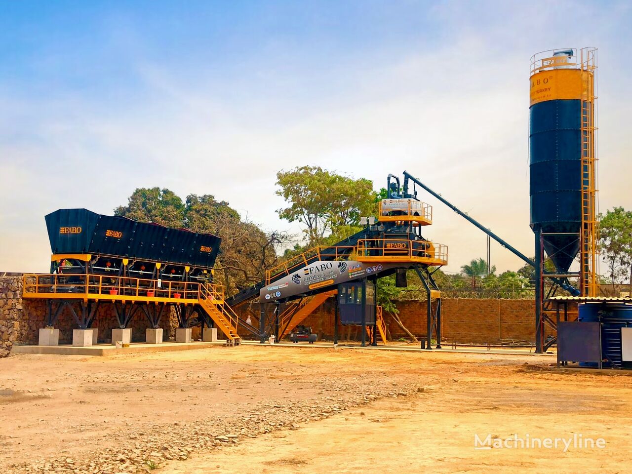 centrale à béton FABO COMPACT-60 CONCRETE PLANT | CONVEYOR TYPE neuve