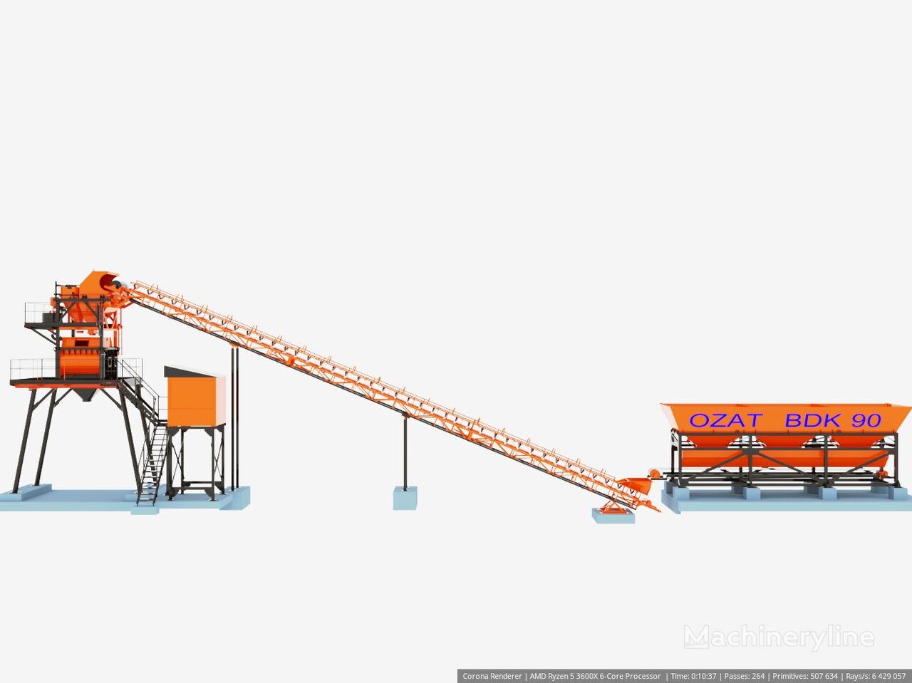 новый бетонный завод OZAT BDK 90