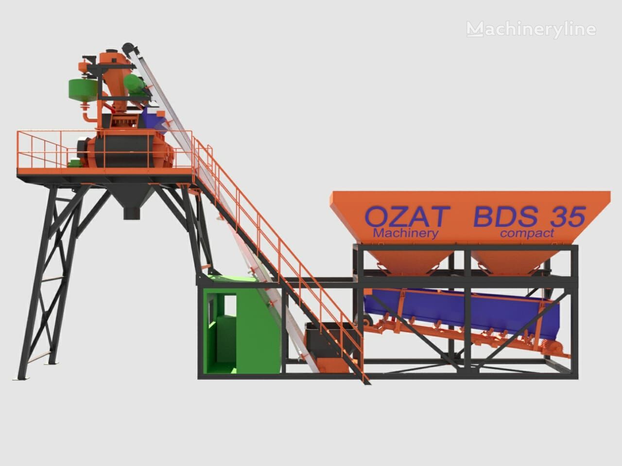 nieuw OZAT BDS 35 Compact betoncentrale