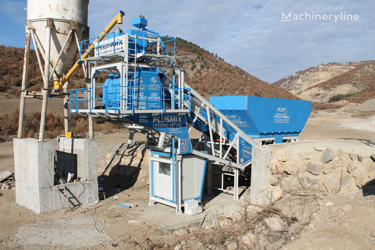 новый бетонный завод Plusmix 60m³/Hour MOBILE Concrete Plant - BETONNYY ZAVOD