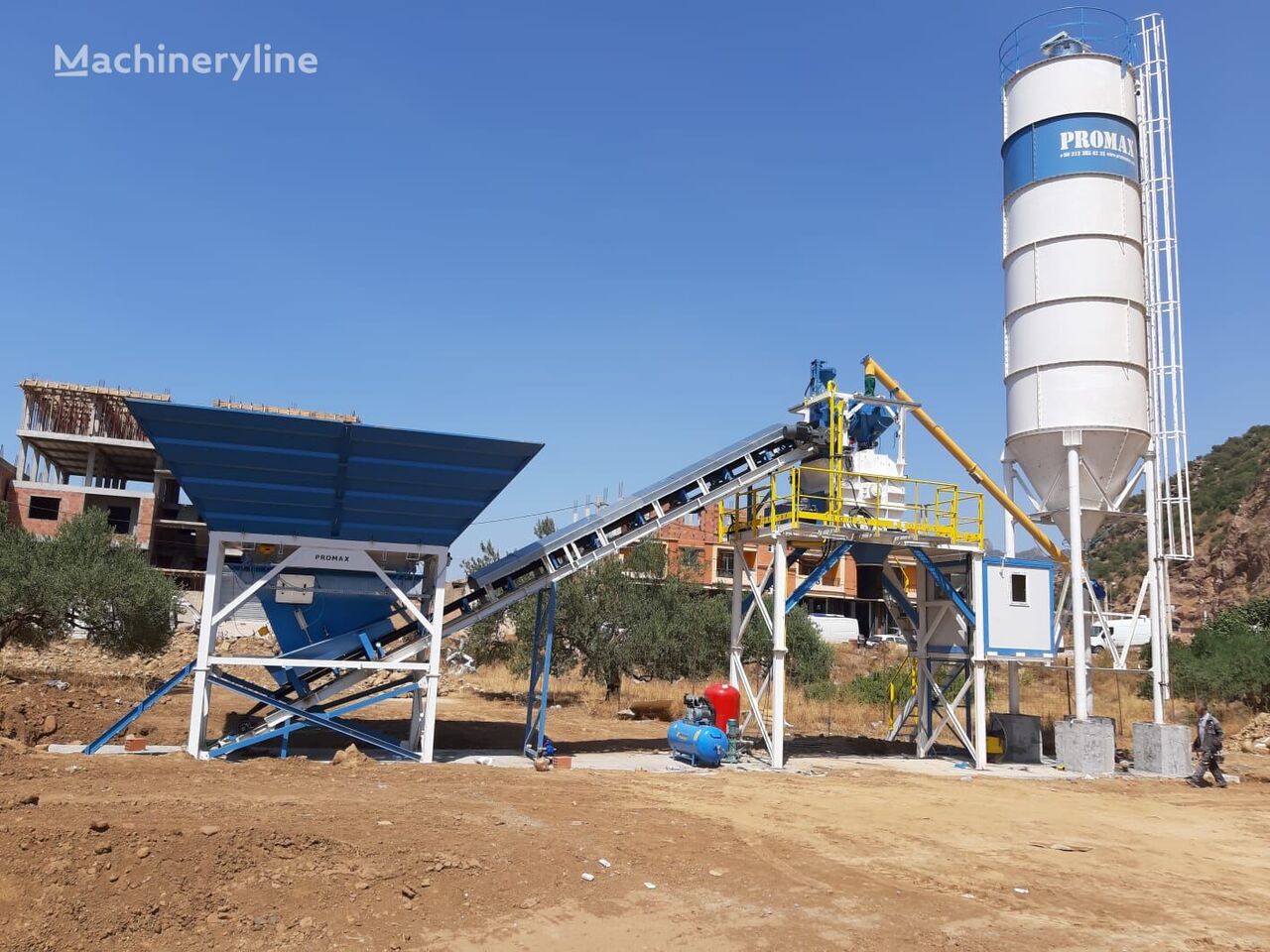 yeni Promax Compact Concrete Batching Plant PROMAX C60-SNG-PLUS (60m³/h) beton santrali