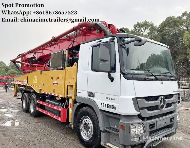 49M SANY Truck Mounted Concrete Pump Price For Sale in Tanzania pumpa za beton