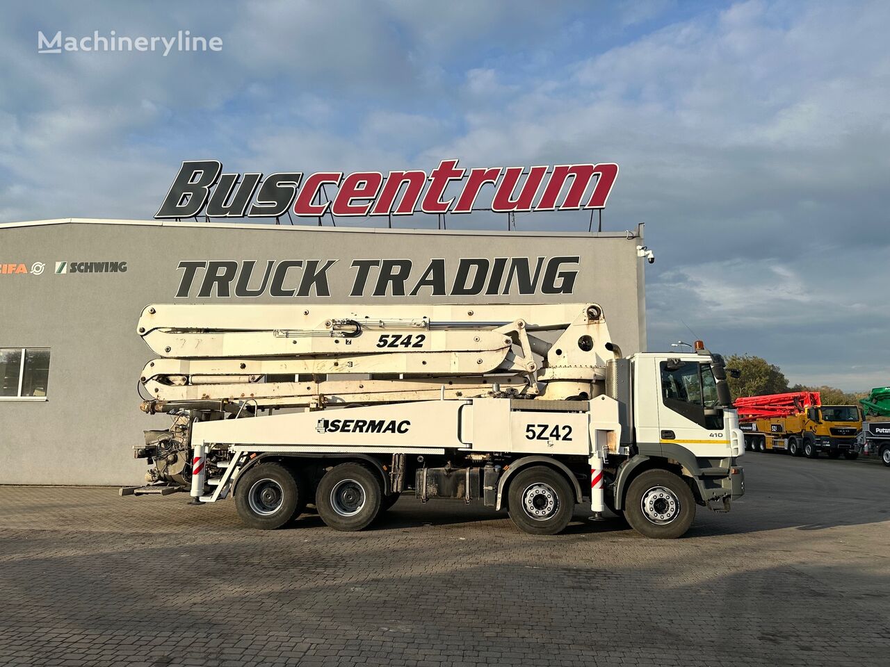 Sermac  auf Chassis IVECO Trakker 410 Sermac 41-5 m 5Z41 Betonpumpe