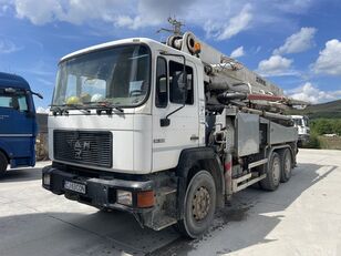 Schwing KVM 32 XL  on chassis MAN F90 concrete pump