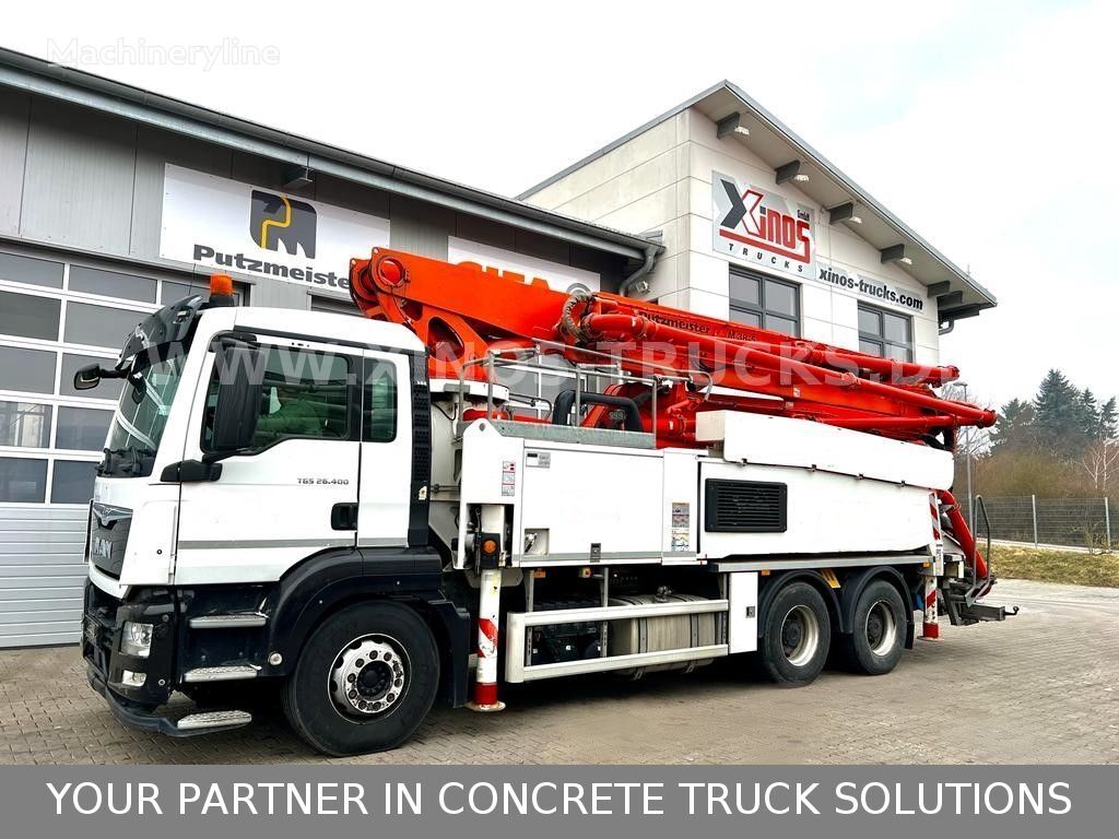 Putzmeister BSF16.HLS  on chassis MAN TGS 26.400 concrete pump