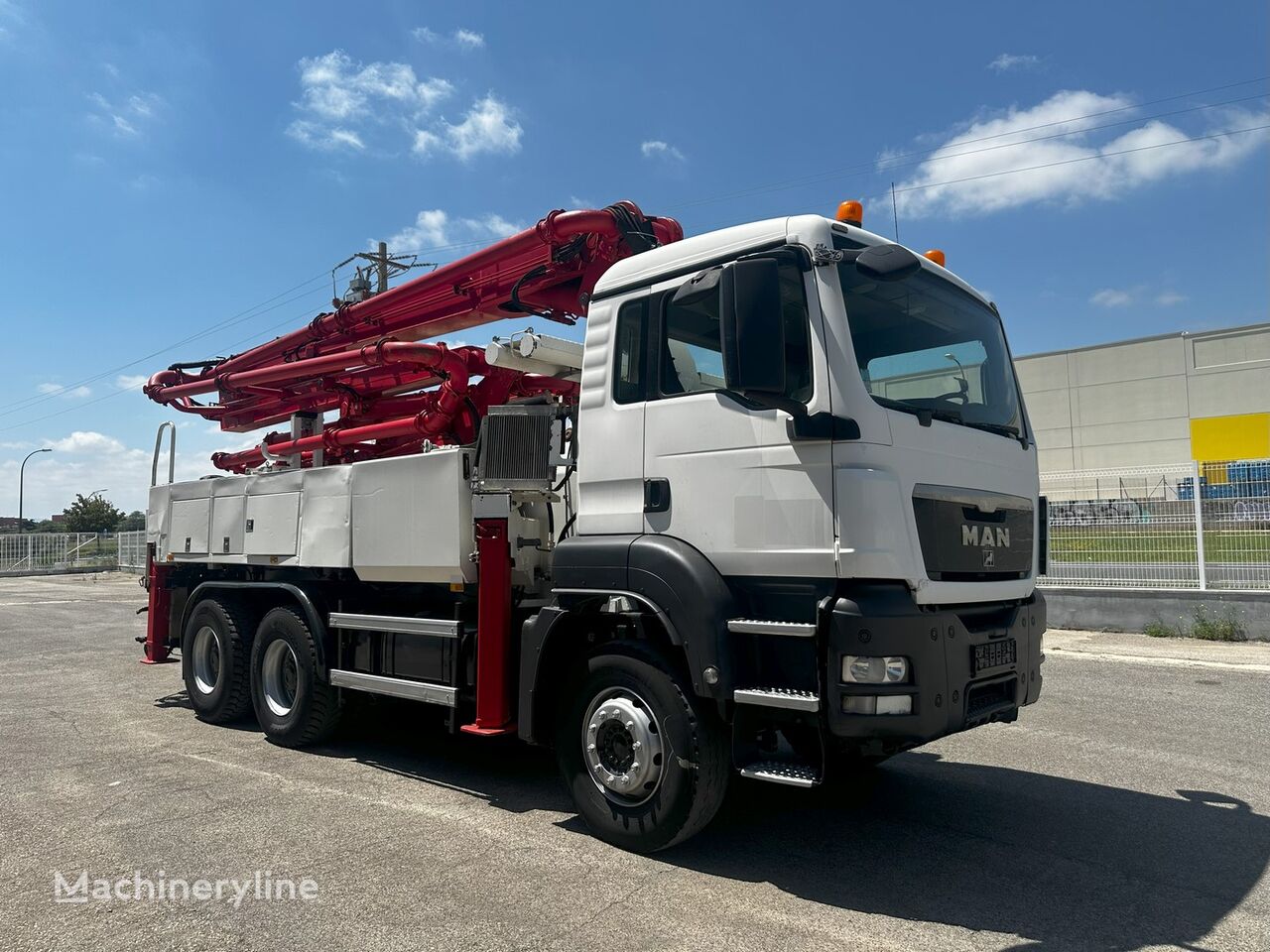 Schwing  S 28 ZR  on chassis MAN tgs 26.320 concrete pump