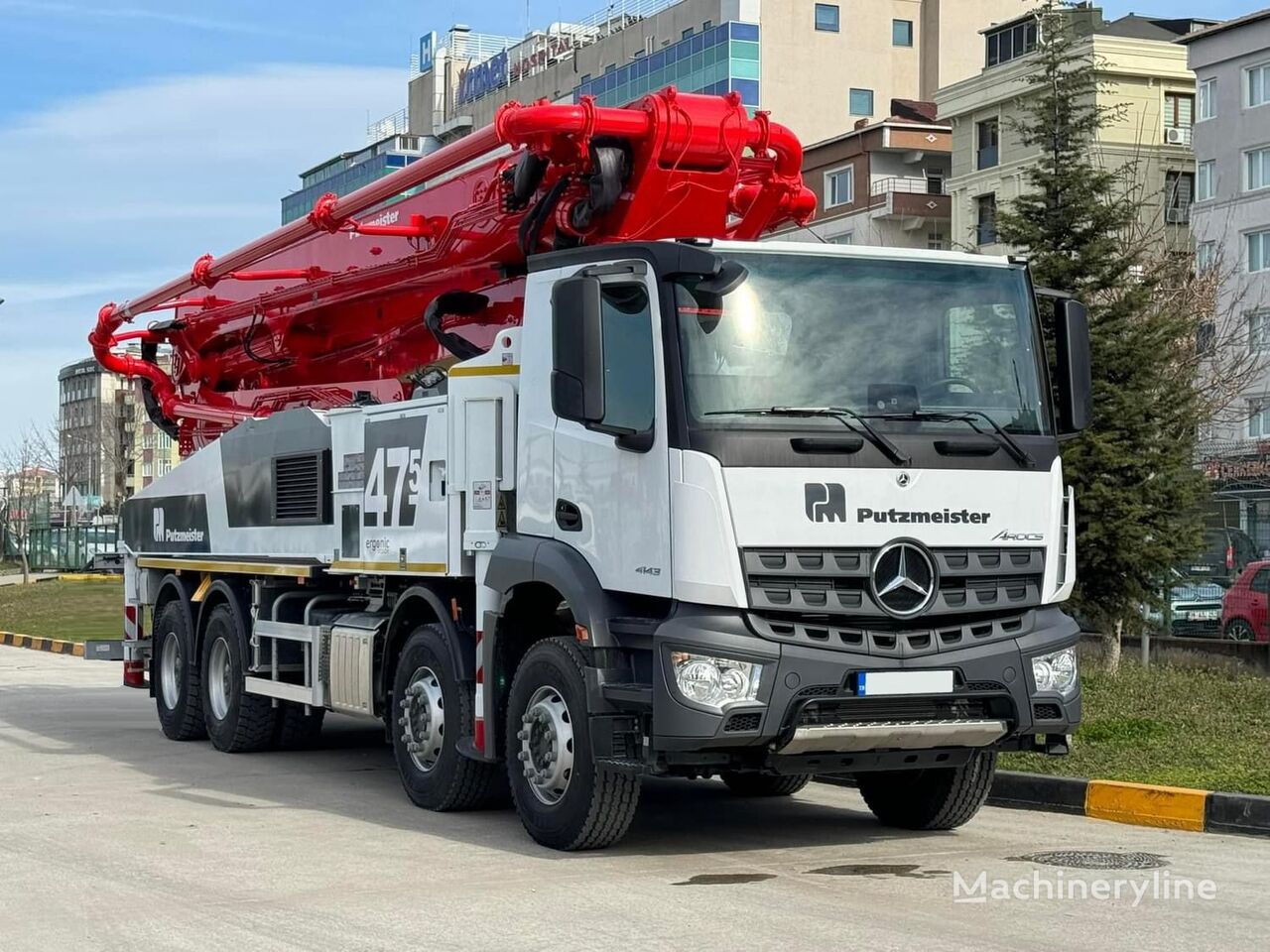 Putzmeister 2023 MODEL ZERO   op chassis Mercedes-Benz 2023 MODEL 41.43 MERCEDES BENZ 47-5 PUTZMEİSTER CONCRETE PUMP betonpomp