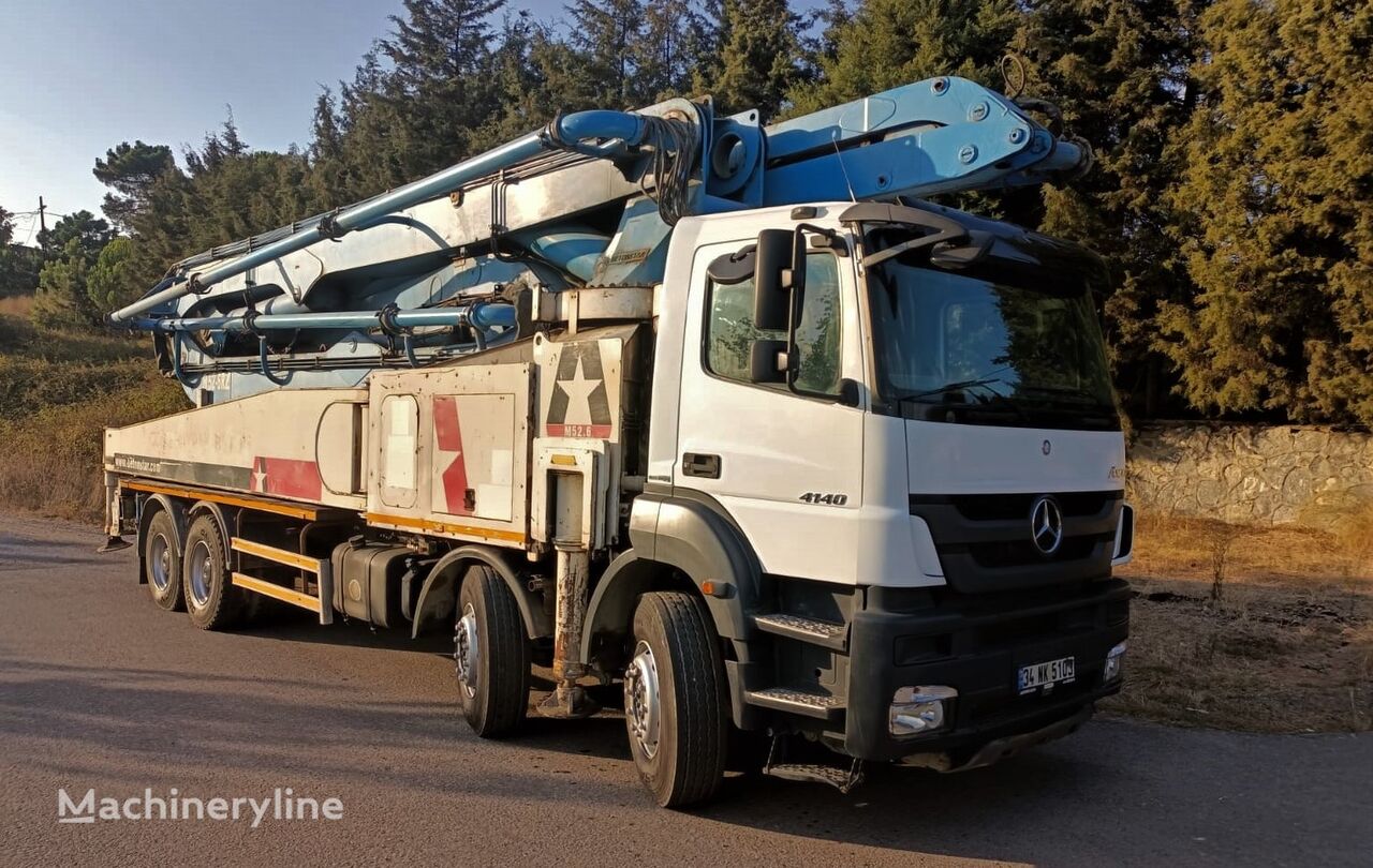 Betonstar  en el chasis Mercedes-Benz 4140 bomba de hormigón