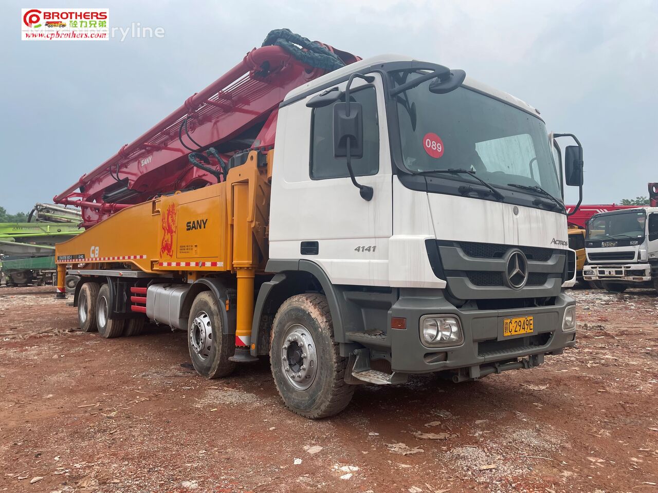 Sany  Mercedes-Benz 56M Concrete pump truck alvázon betonpumpa