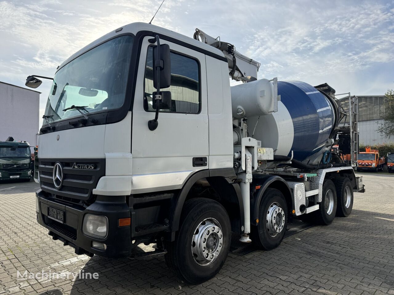 Putzmeister TMM 21   en el chasis Mercedes-Benz ACTROS 3241 8x4 EURO3 POMPA DO BETONU PUTZMEISTER TMM 21 bomba de hormigón