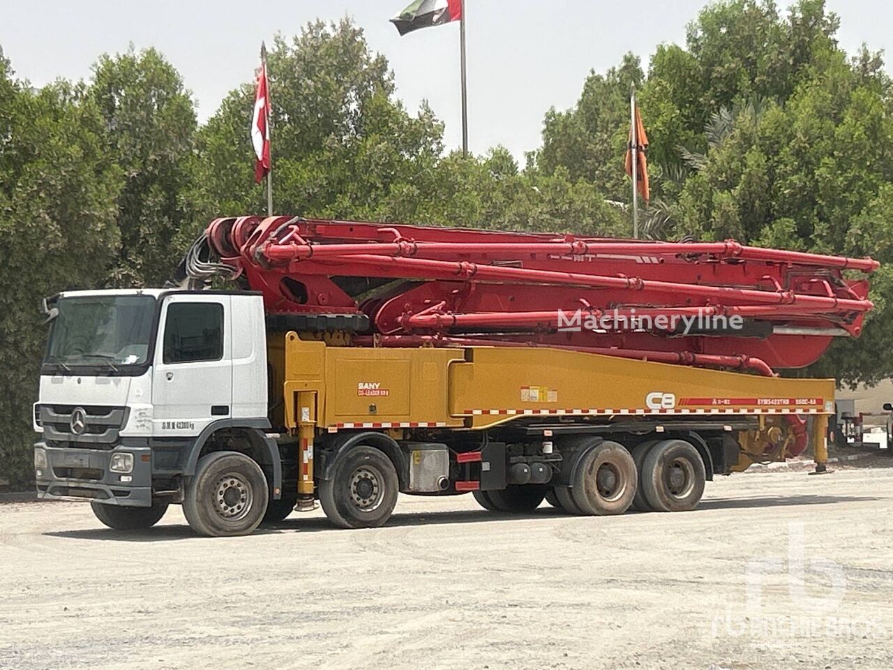 Бетон-помпа Mercedes-Benz ACTROS 4141 2020 Sany SYM5449THBE 56 m on 8 - Machineryline