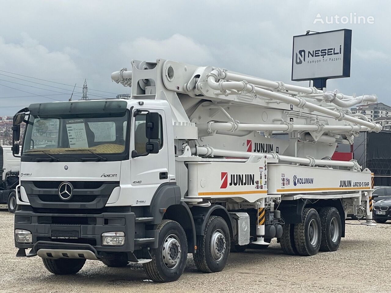 JunJin  on chassis Mercedes-Benz AXOR 4140 concrete pump