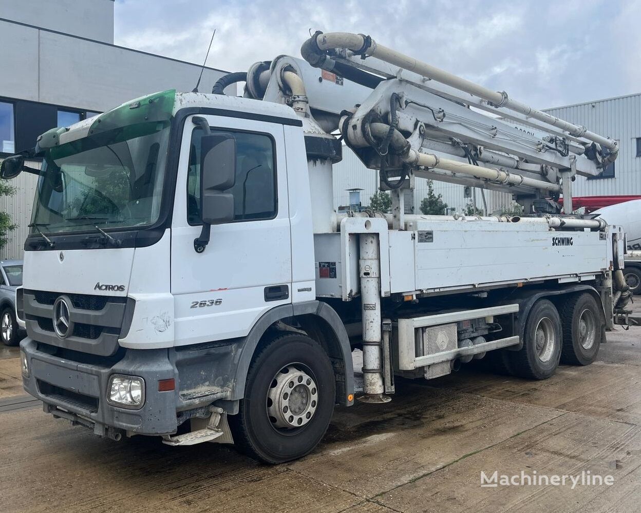 Schwing 36SX  on chassis Mercedes-Benz Actros 2636 6x4 Schwing 36SX, mp3 TOP CONDITION, concrete pump