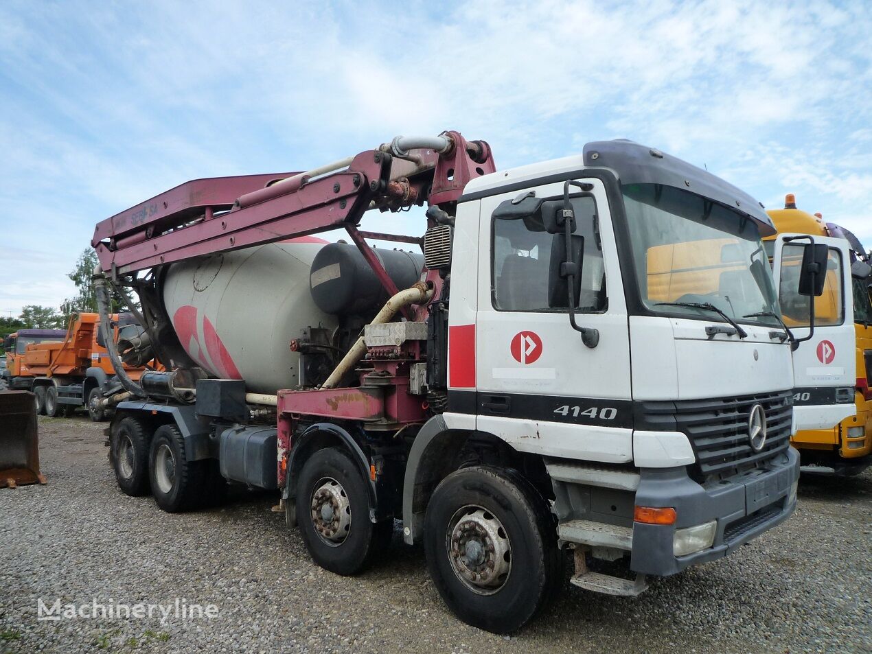 Sebhsa BHC-1504  en el chasis Mercedes-Benz Actros 4141 bomba de hormigón