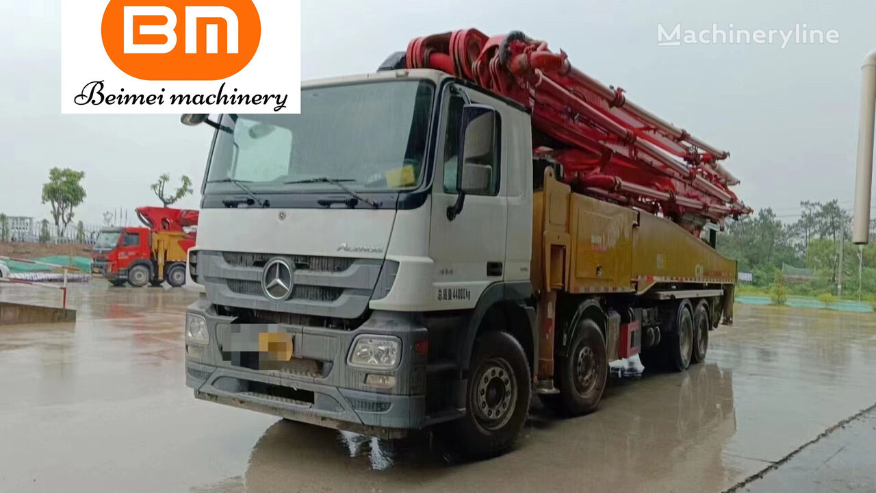 Sany 2020 56M Concrete Pump Truck Stock  på chassis Mercedes-Benz Actros 4141 betongpumpe