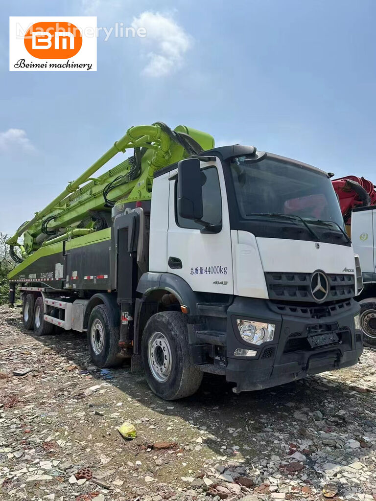 Zoomlion 2020 63M Cement Pumper Truck  en el chasis Mercedes-Benz Actros 4143 bomba de hormigón