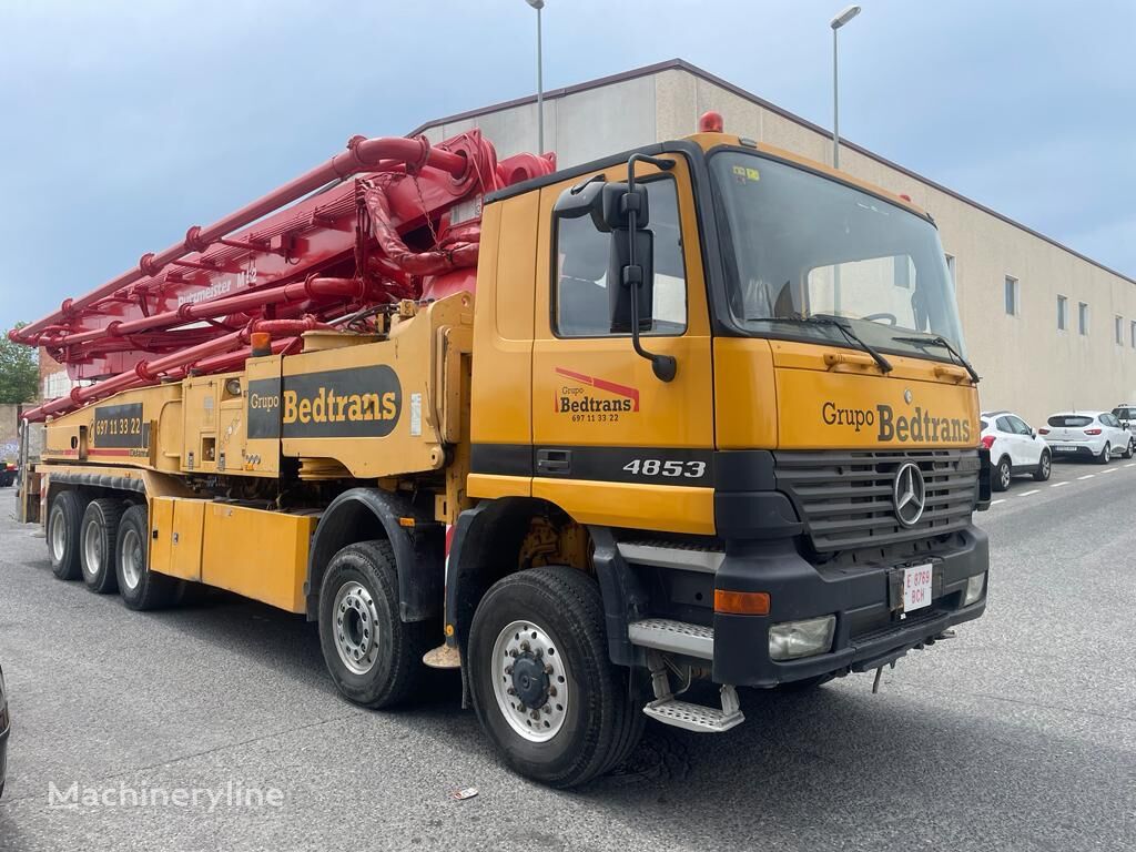 Putzmeister bsf  52.16H  na šasiji Mercedes-Benz Actros  4853 pumpa za beton