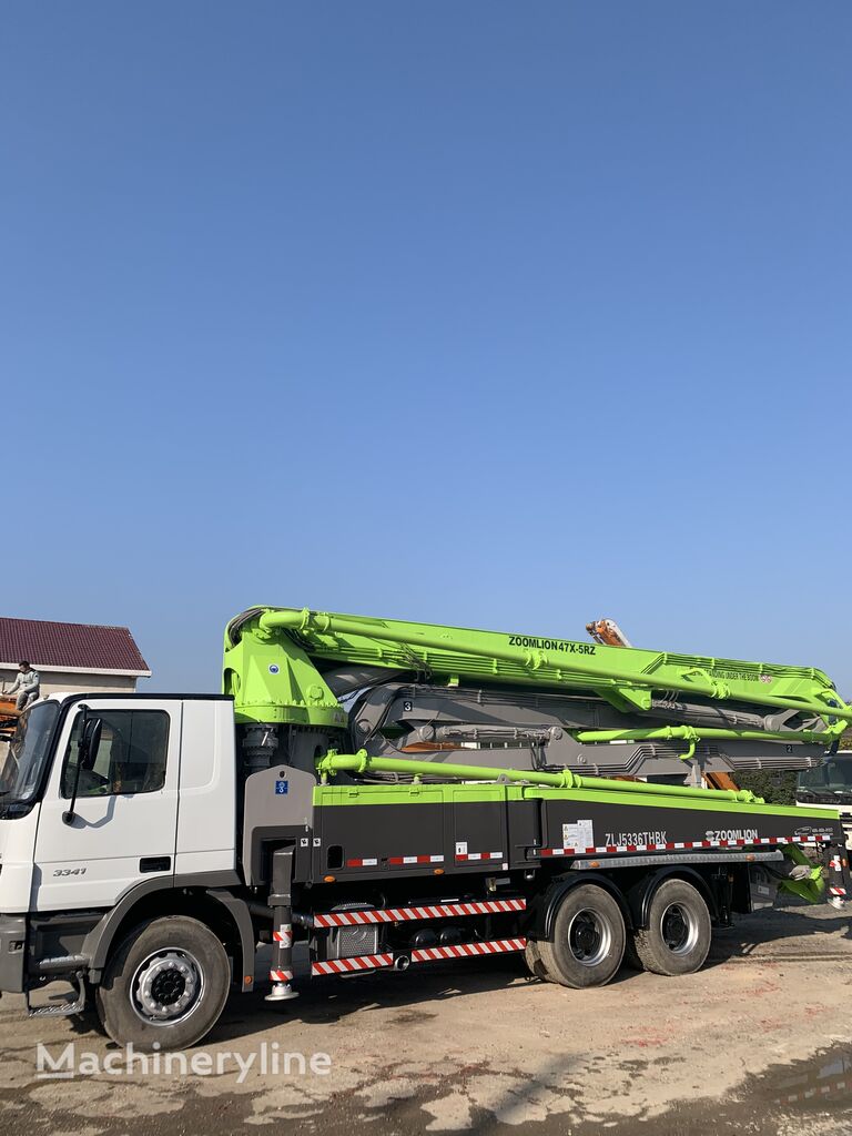 pompe à béton Zoomlion 47X-5RZ   sur châssis Mercedes-Benz  Arocs