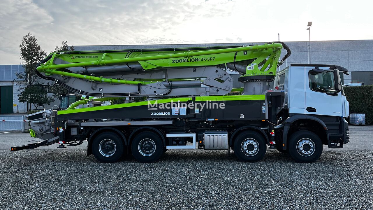 new Zoomlion ZL43  on chassis Mercedes-Benz  Arocs concrete pump