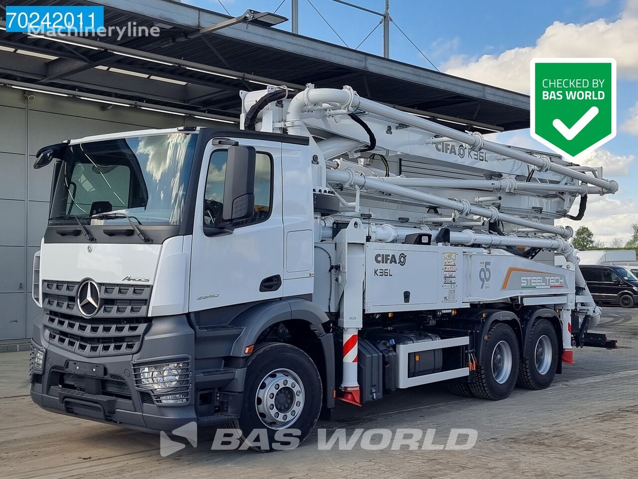 naujas betono siurblys Mercedes-Benz Arocs 2640 6X4 NEW! CIFA K36 4L Big-Axle Euro 6