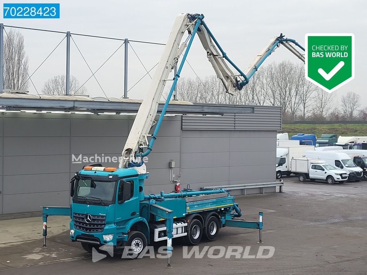 Mercedes-Benz Arocs 2836 6X4 33mtr Sermac 5Z33 Pumpe Manual Euro 6 concrete pump