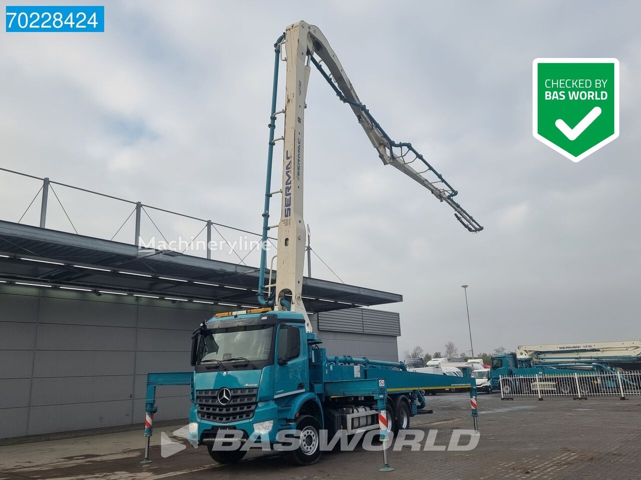 Mercedes-Benz Arocs 2836 6X4 38mtr Sermac 4Z38 pump Big-Axle steelsuspension E concrete pump