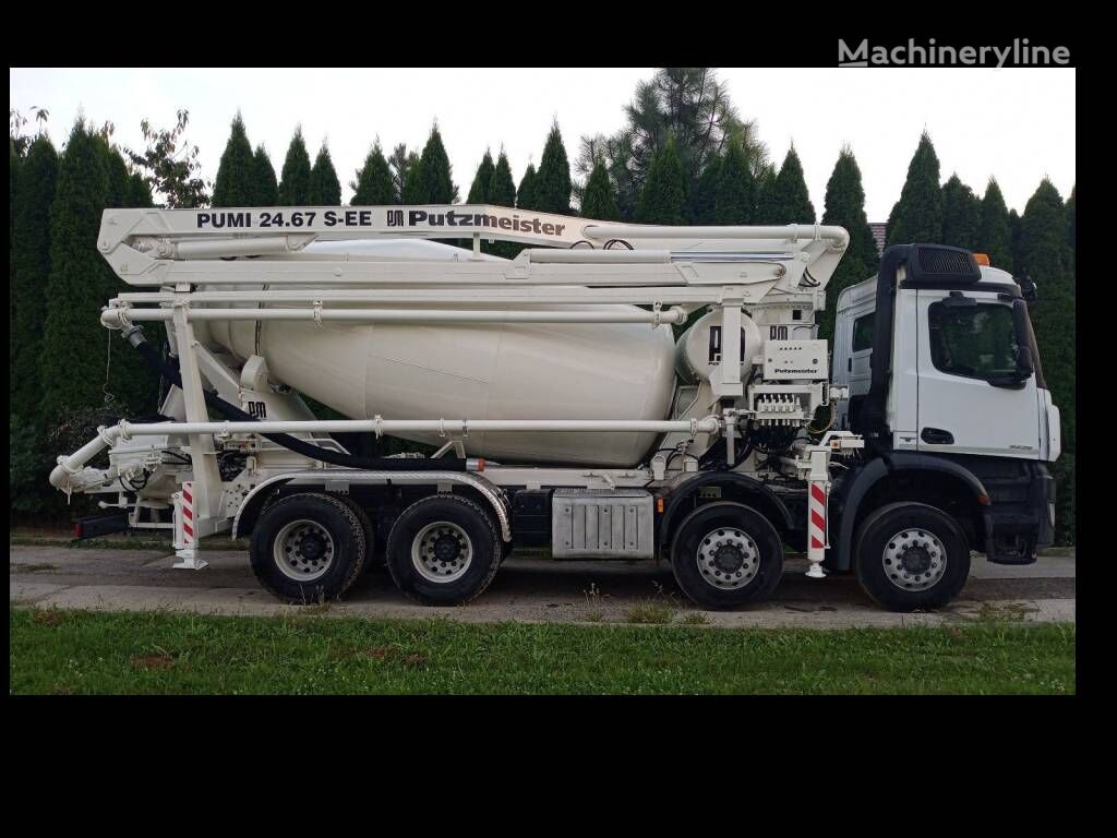 Putzmeister PUMI24  on chassis Mercedes-Benz Arocs 3236 concrete pump