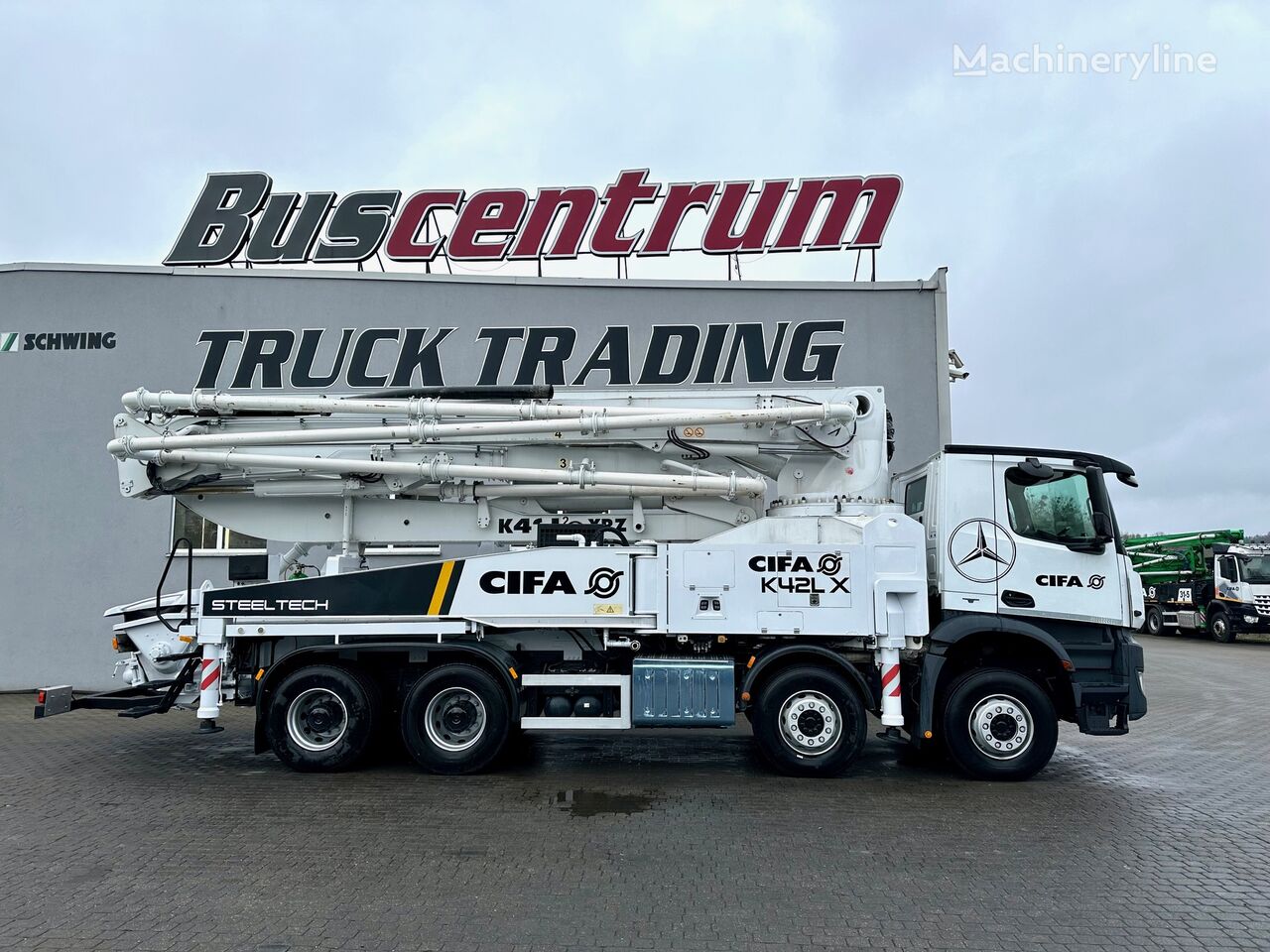 Cifa  on chassis Mercedes-Benz Arocs 3240 CIFA K 42 LXRZ concrete pump