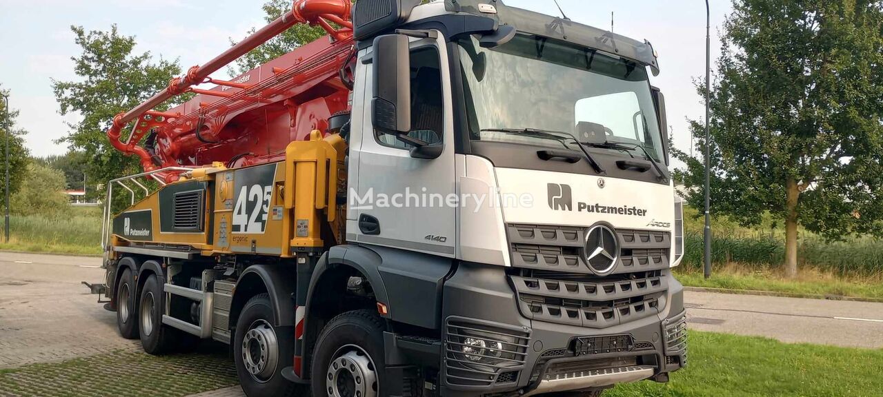 new Putzmeister BSF42-5.16 HLS  on chassis Mercedes-Benz Arocs 4140 concrete pump