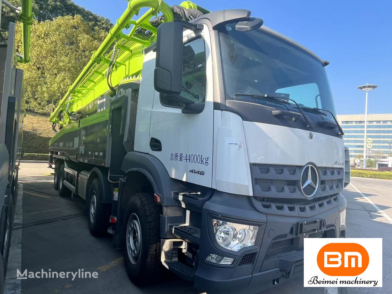 پمپ بتن Zoomlion Brand New 59M Concrete Pump Truck  روی شاسی Mercedes-Benz Arocs 4146 جدید