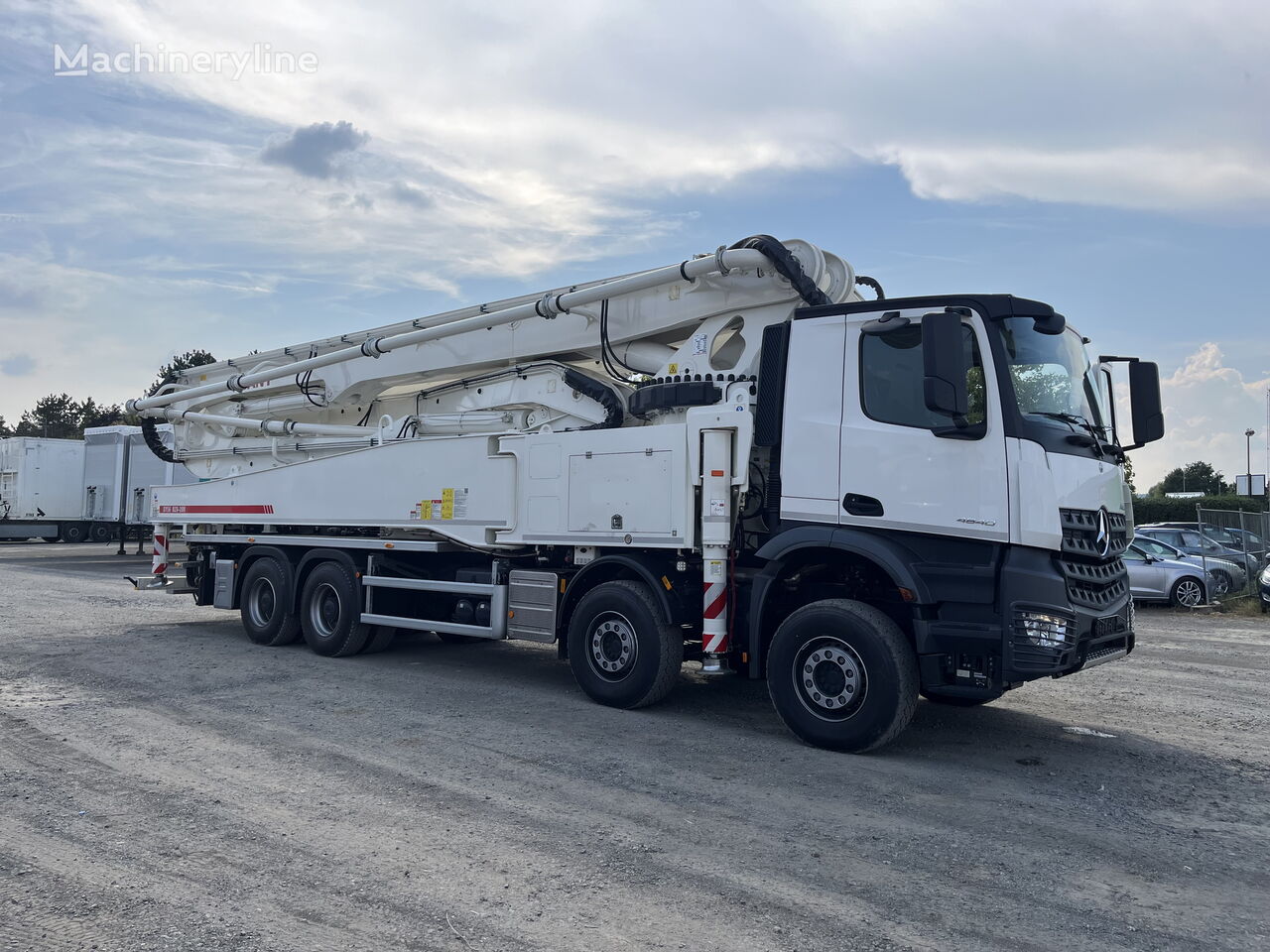 پمپ بتن Sany 56m,6 Arm - SY56R Z6-200  روی شاسی Mercedes-Benz Arocs 4840 Sany 56m جدید