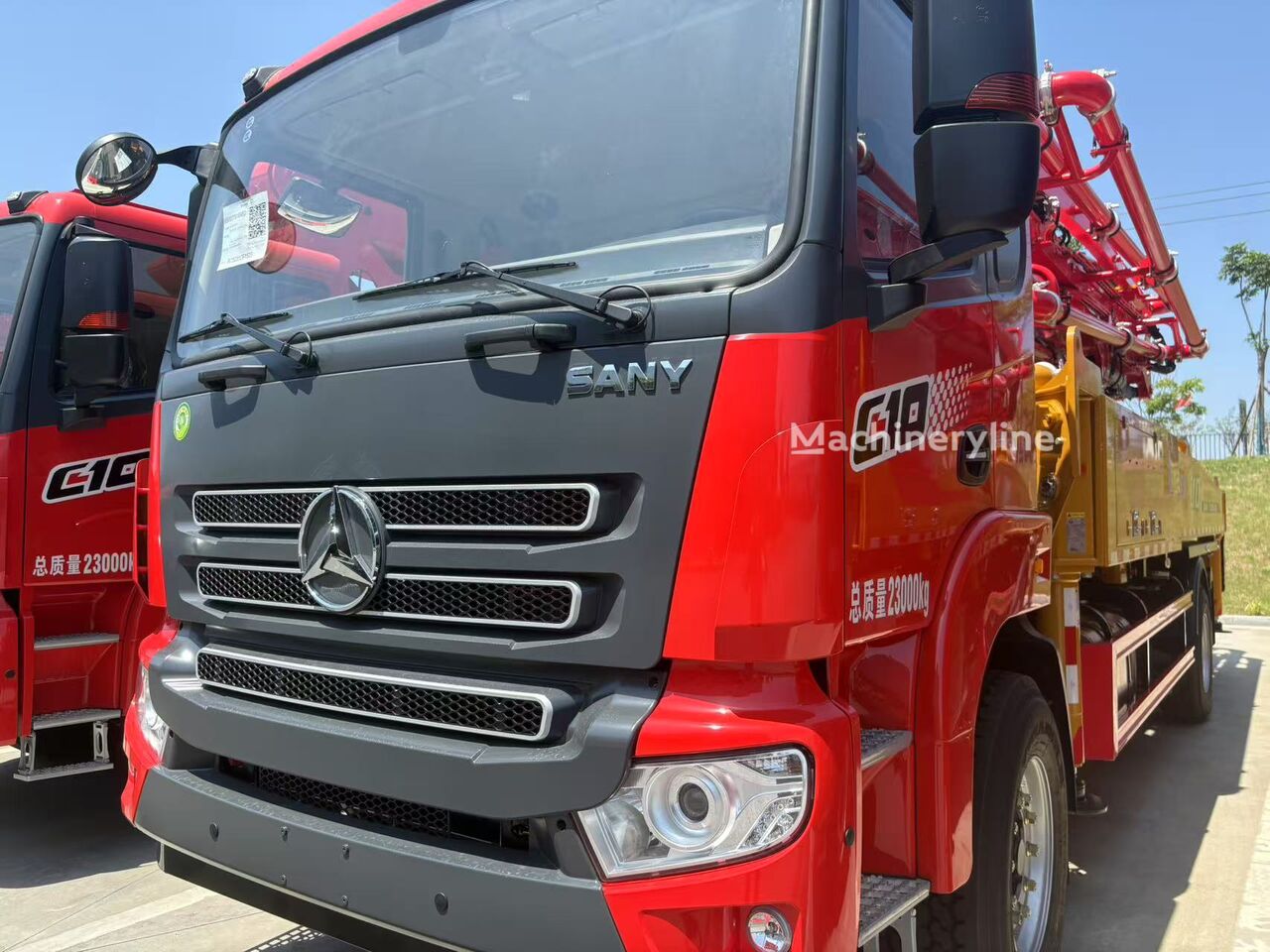 Sany on chassis Mercedes-Benz Sany concrete pump for sale | Machineryline SG New Sany on chassis Mercedes-Benz Sany concrete pump - Machineryline