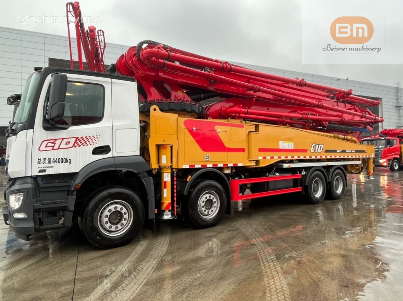 neue Sany Brand New 56m Cement Pumping Truck  auf Chassis Mercedes-Benz Sany Concrete Pump 560C-10 on Mercerdes Benz Truck  Betonpumpe