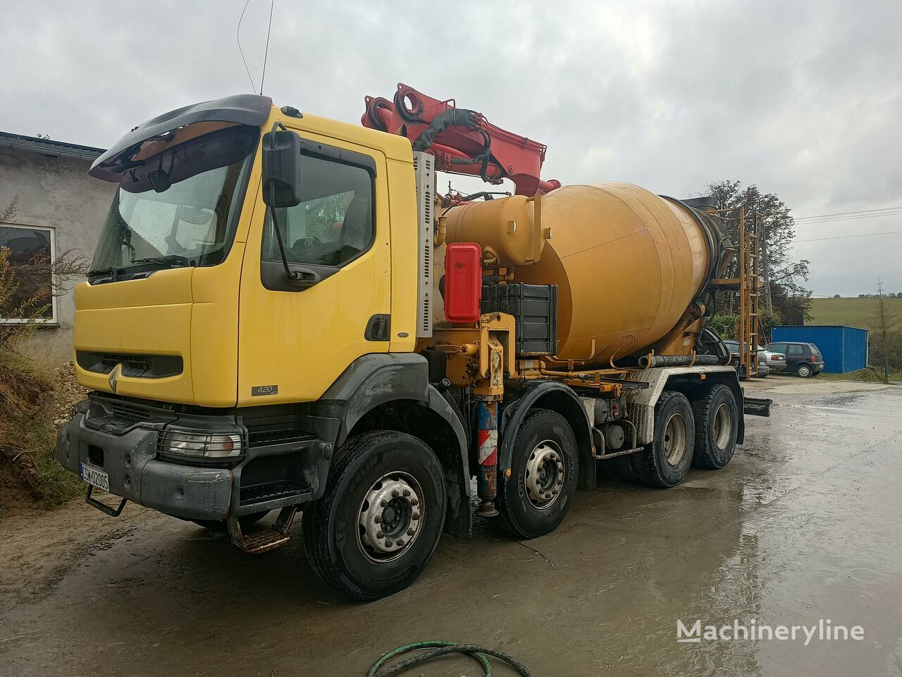 Putzmeister rotorowa  on chassis Renault Kerax concrete pump