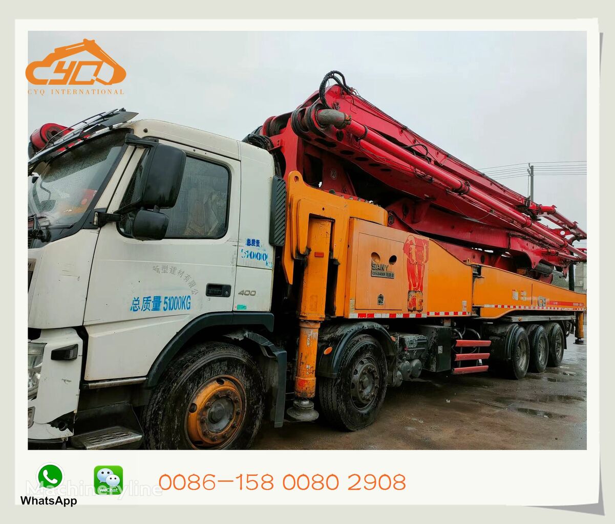 Sany SYM5510THB betonpumpe