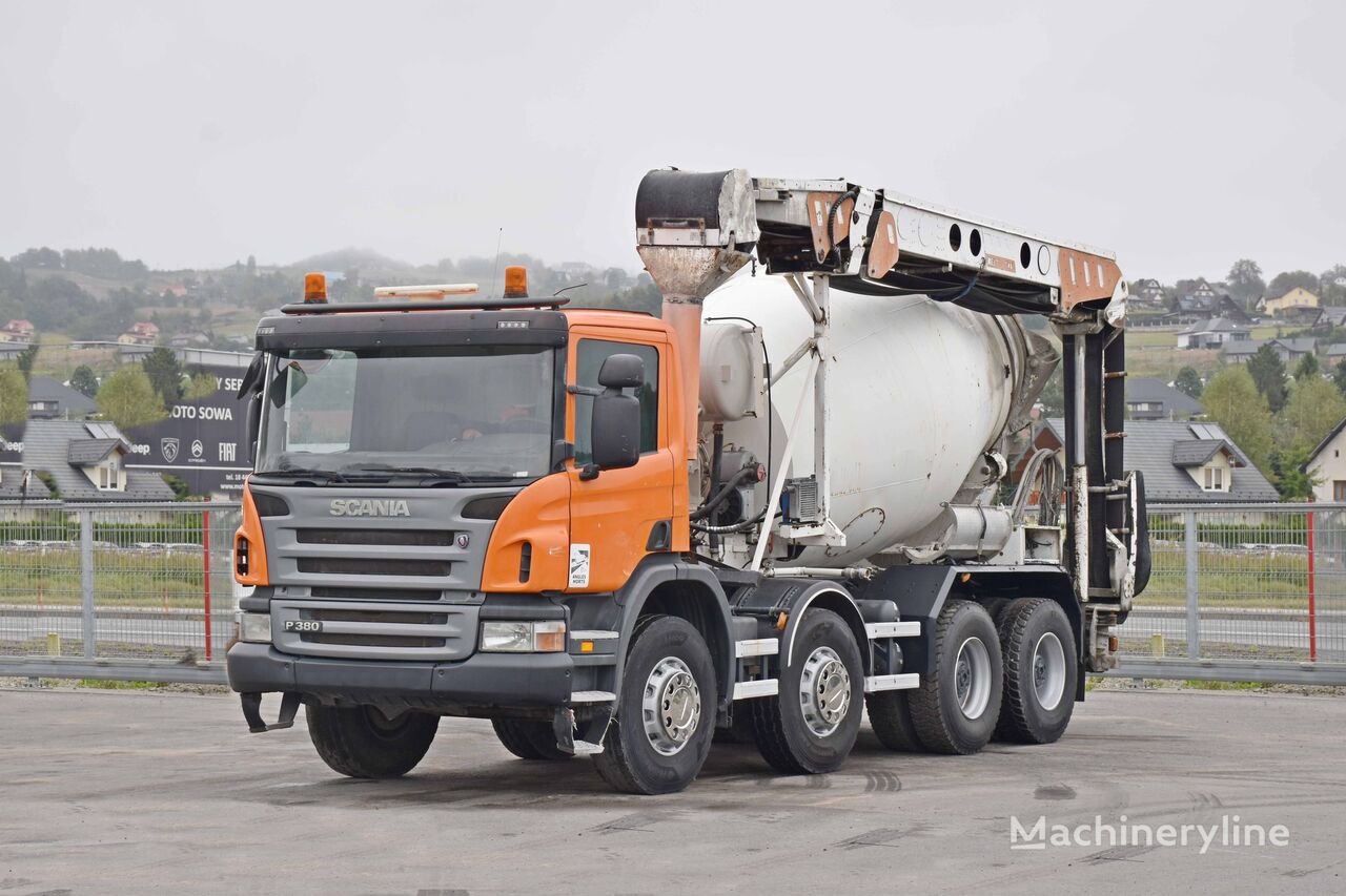 автобетононасос Scania P 380* Teleskopierbares Betonförderband* 8x4