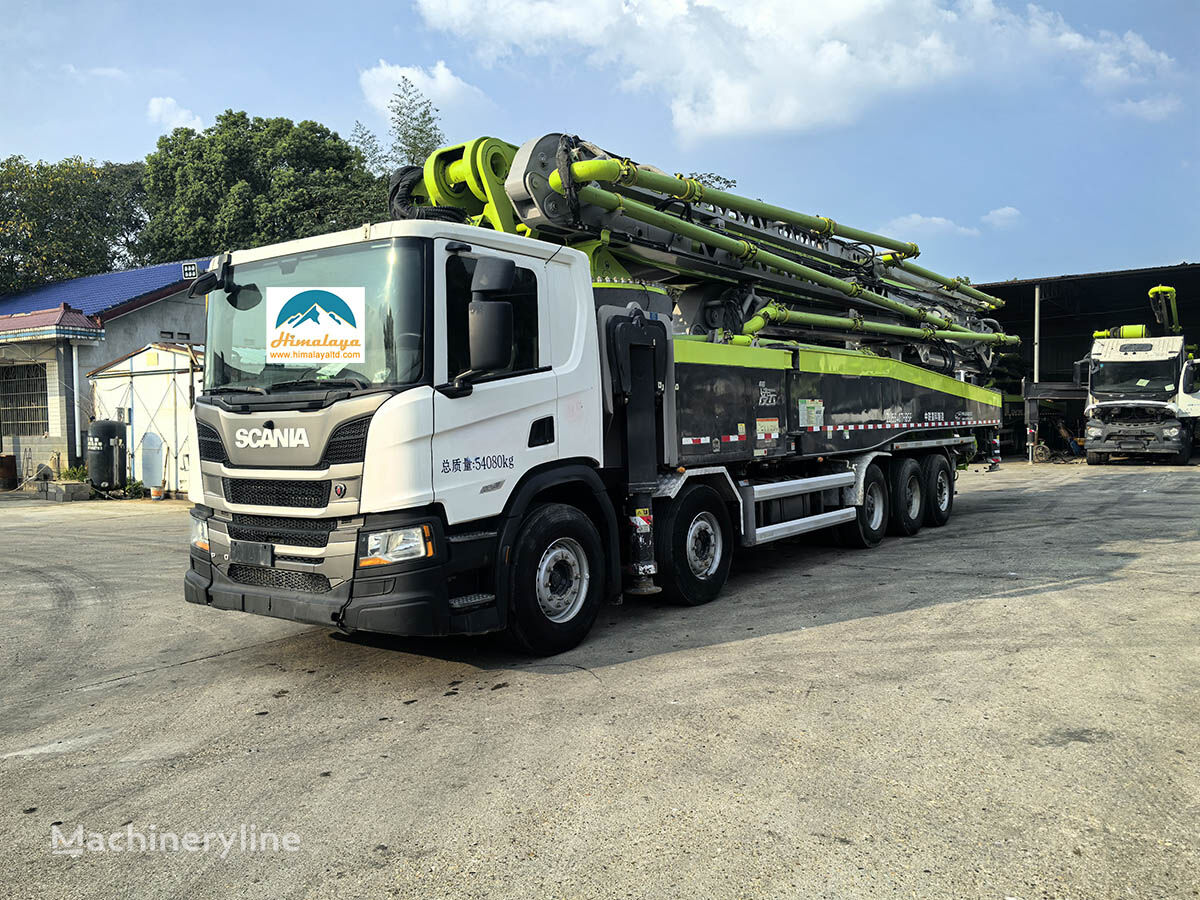 Scania P 450 şaside Zoomlion ZLJ5540THBSF  beton pompası