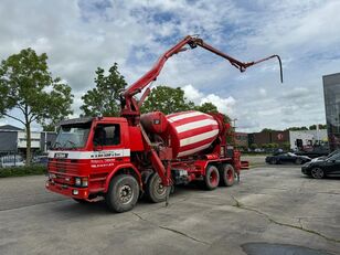 مضخة الخرسانة Scania P113-320 8X4 MIXER 9M3 + 24M PUMP + REMOTEFULL STEEL