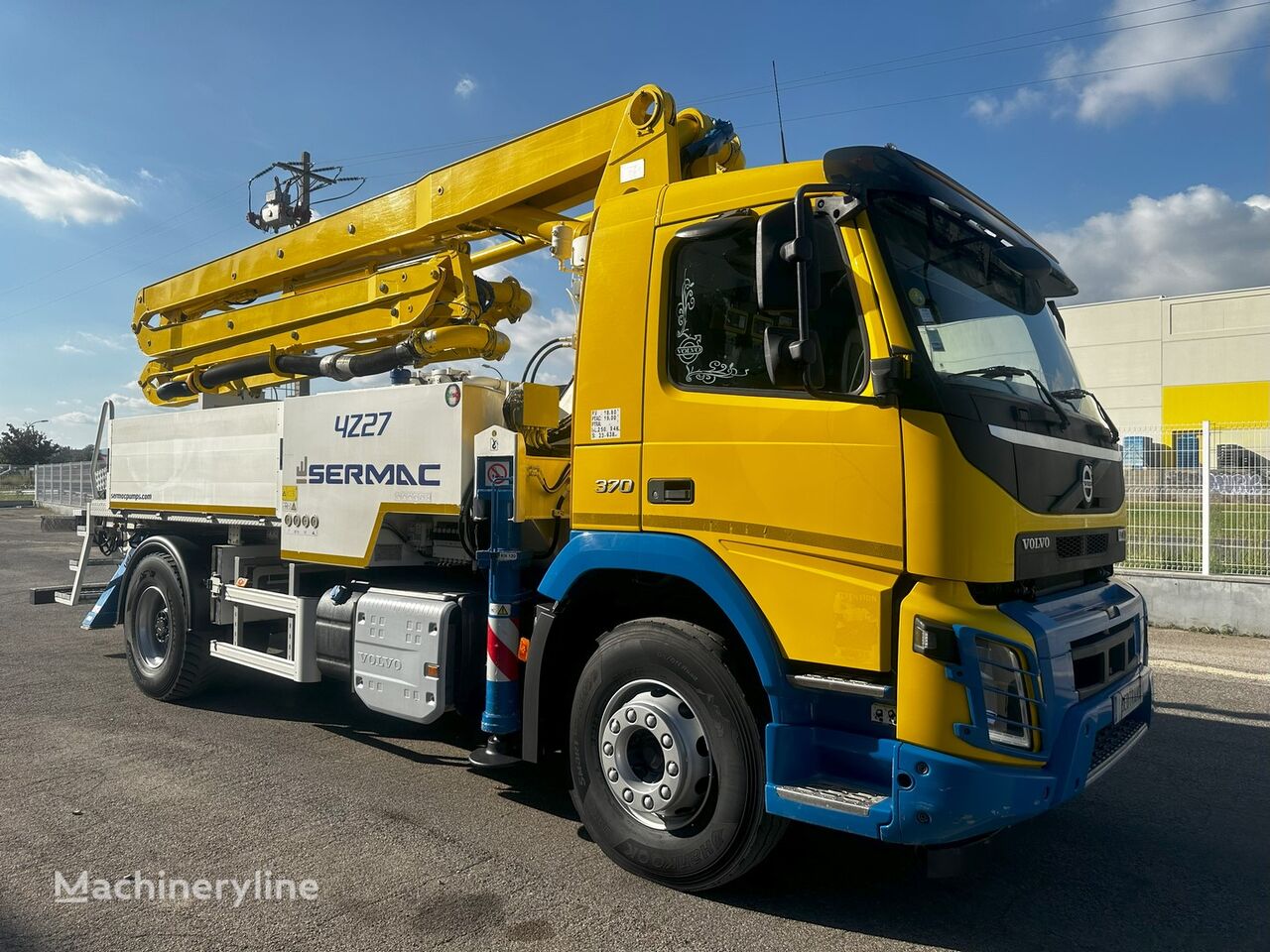 Sermac 4Z27  en el chasis Volvo fmx 370 bomba de hormigón