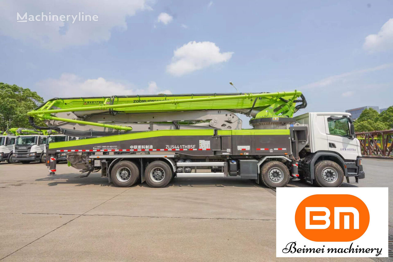 pompe à béton Zoomlion Brand Original 56M 4Axel Pump Truck on Scania neuve