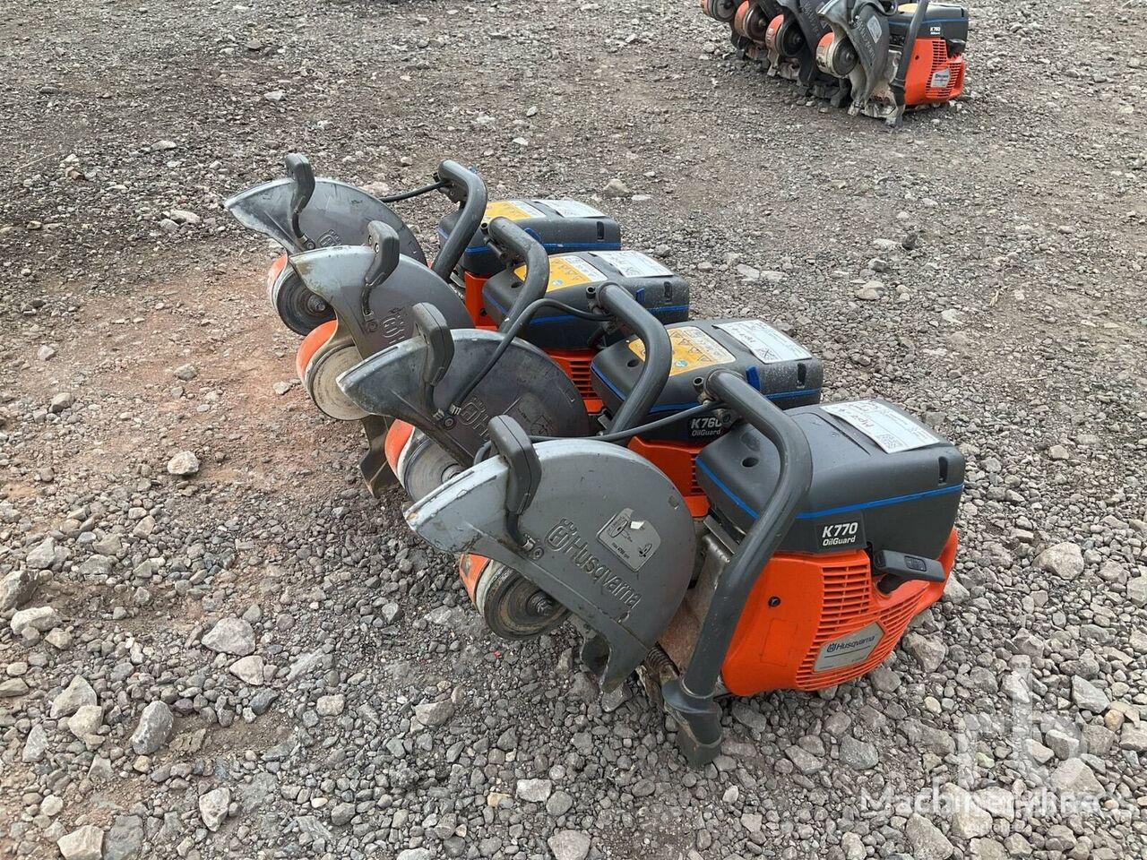 Husqvarna K770 Quantity of (4) concrete saw