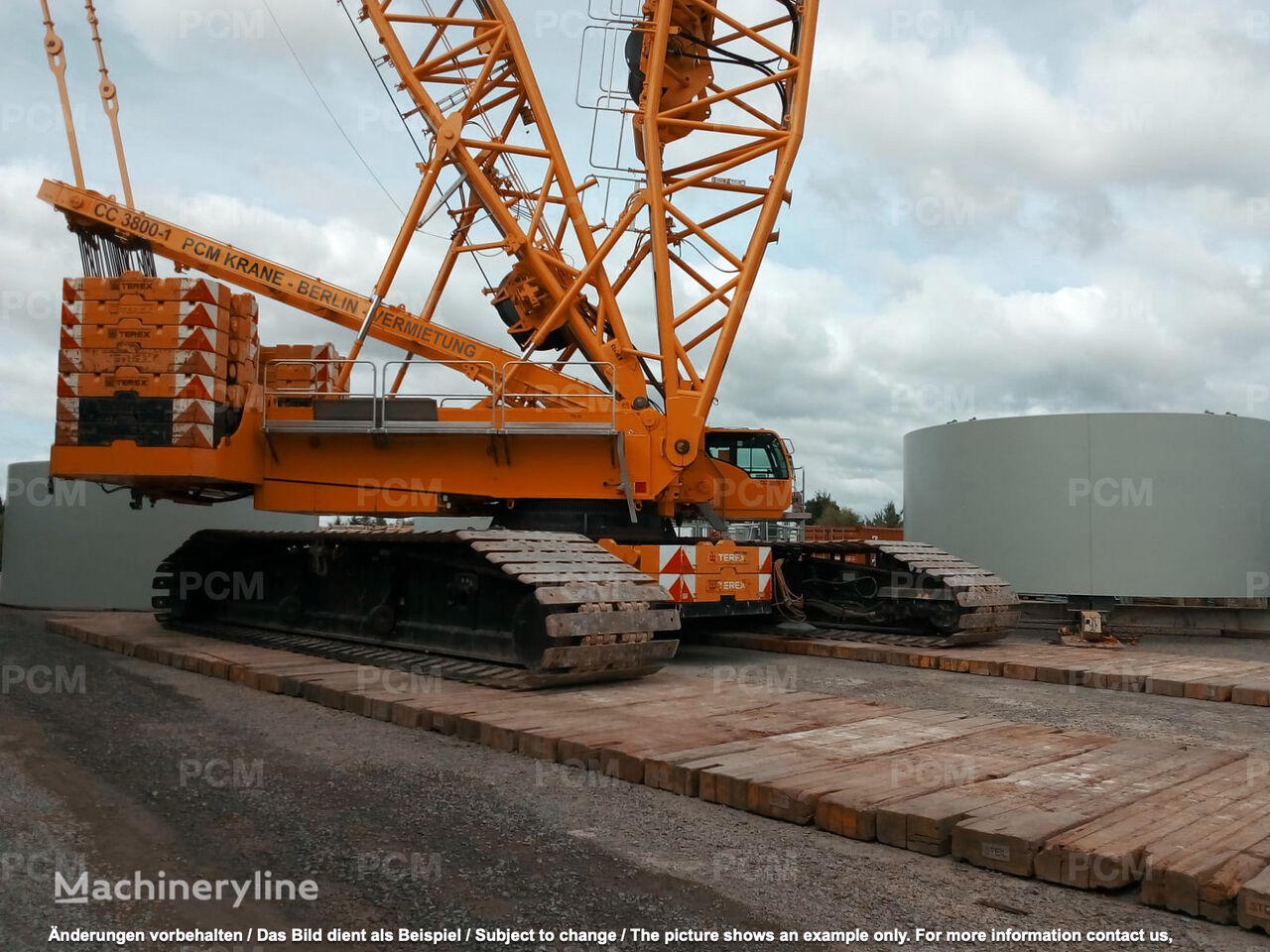 Demag CC 3800-1 (LSL+ LF 14) crawler crane for sale from Germany Berlin ...