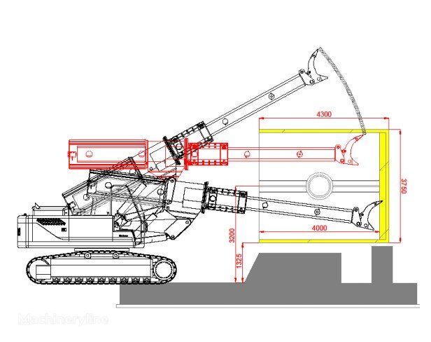 Geohammer FCM 2035 demolition excavator