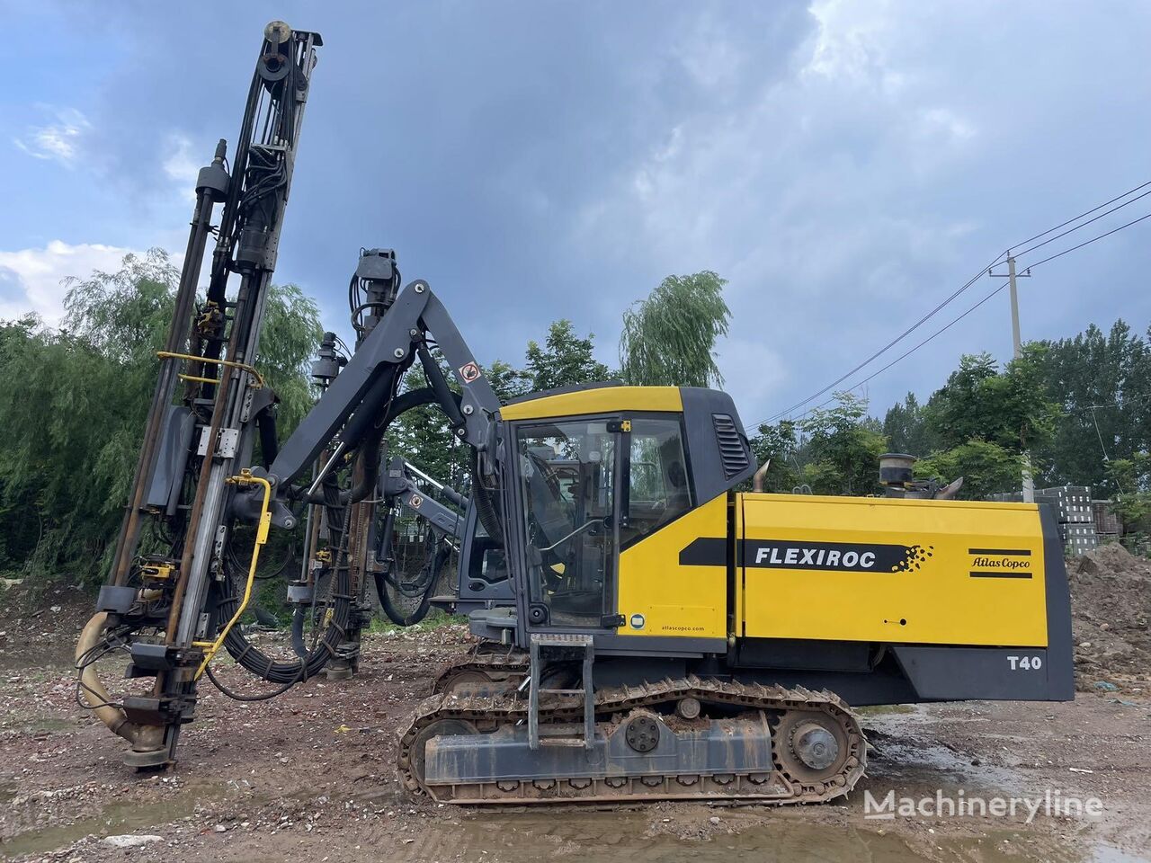 máquina de perfuração Atlas Copco FLEXIROC T40