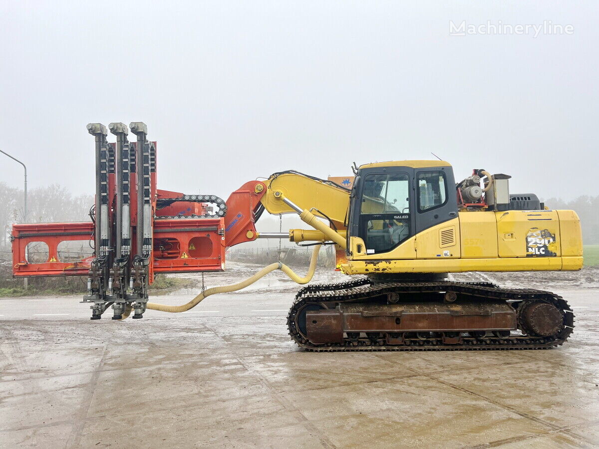 Komatsu PC290NLC-7K + Wimmer Jura Luna 3.100 Drill 2006 Bohrgerät