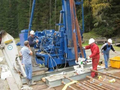 Wirth B3 drilling rig