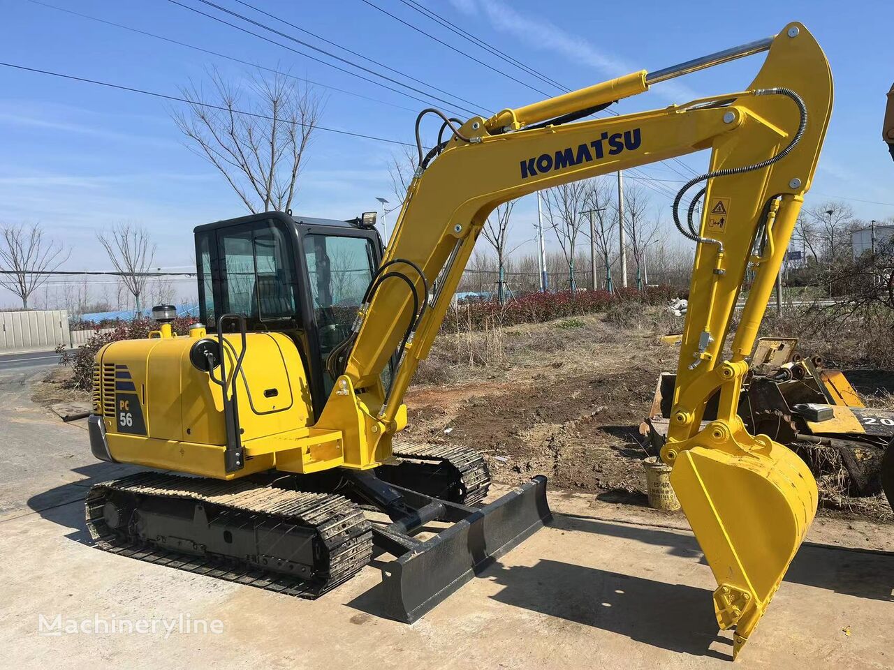 Komatsu PC56 front shovel excavator