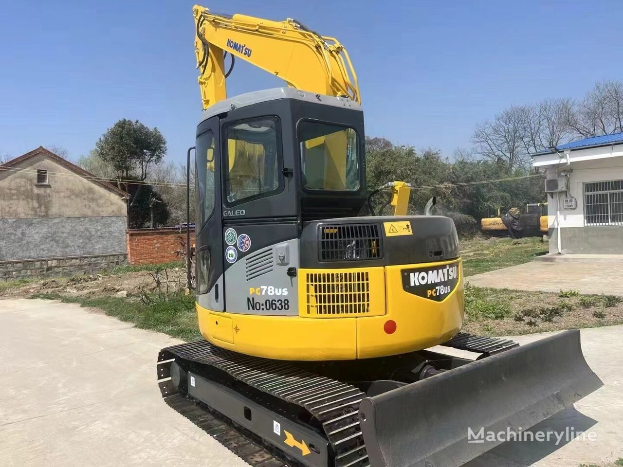 экскаватор с прямой лопатой Komatsu PC78US